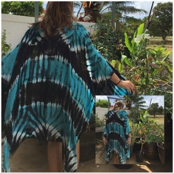 Poncho/Robe Spring/Summer Beach CoverUp - Picture 2 of 5